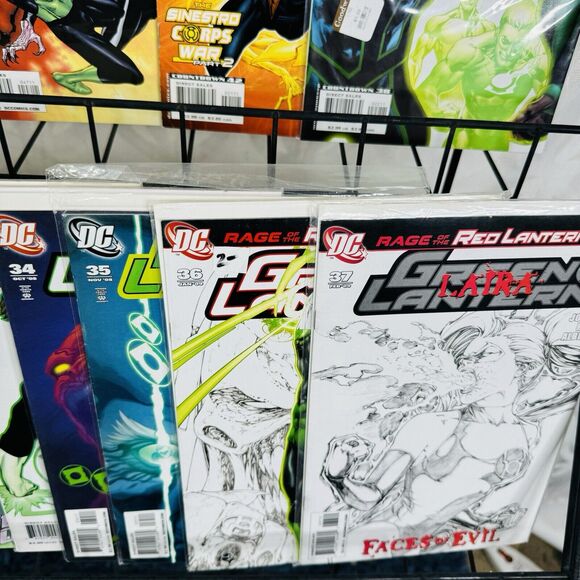 Green Lantern 21-22 26-27 29-37 41-43 47 Lot Geoff Johns Secret Origin - Picture 5 of 7